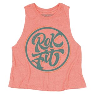 RokFit "The Session - Heather Sunset" Crop Top