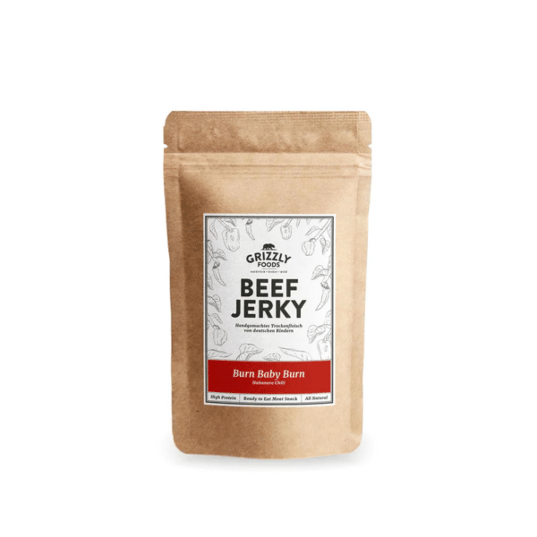 Grizzly Food - Beef Jerky 'Burn Baby Burn'